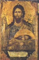Sv. Jan Předchůdce - ikona z kláštera Krusedol ve srjemském kraji (Srbsko)