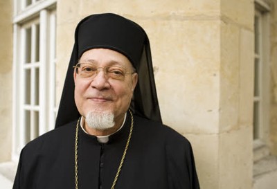 Koptský patriarcha Antonios Naguib