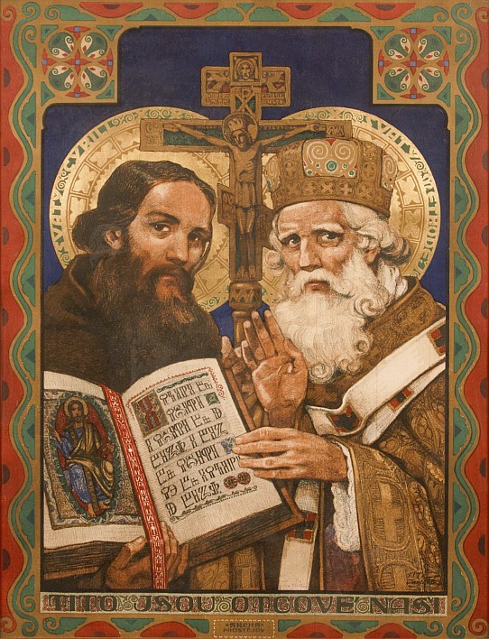 J. Köhler: Sv. Cyril a Metoděj